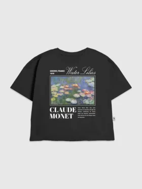 Παιδικό T-shirt με σχέδιο «Νούφαρα του Μονέ»