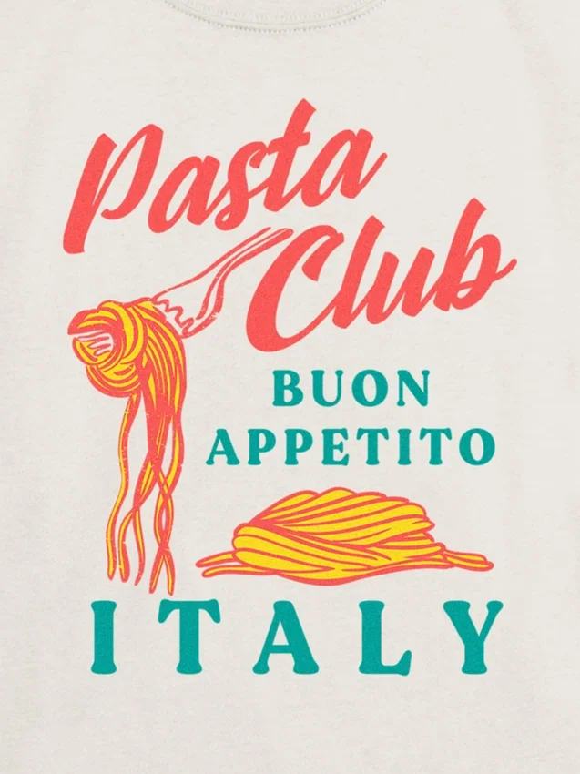 Παιδικό T-shirt με σχέδιο Pasta Club