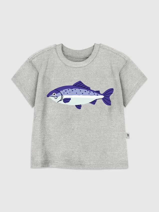 Παιδικό T-shirt με σχέδιο ψαριού