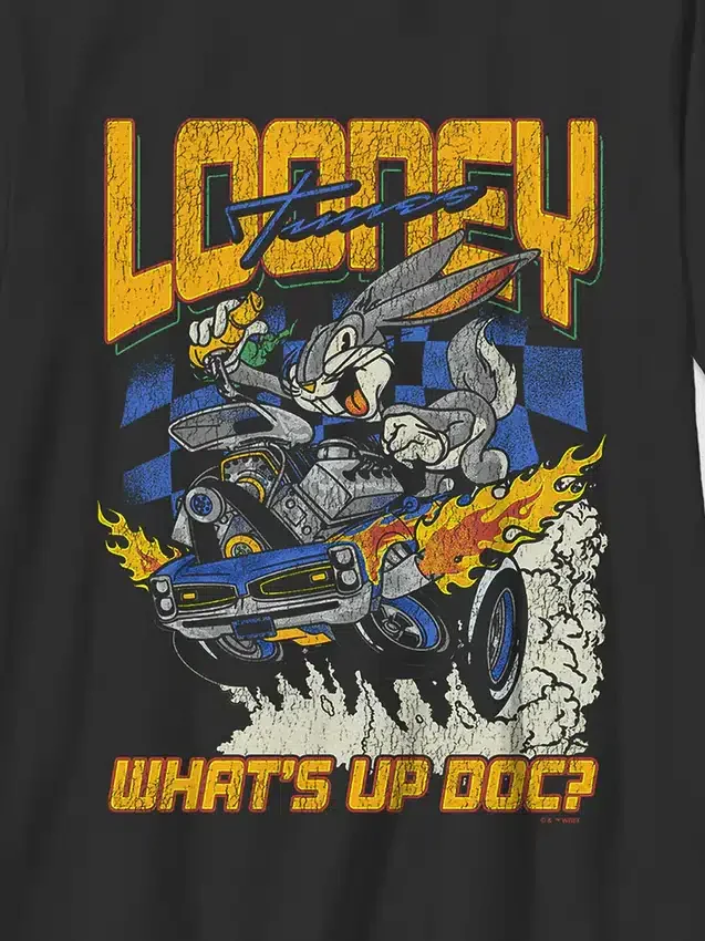 Παιδικό T-shirt με σχέδιο «Rabbit Racer» από τη σειρά Looney Tunes