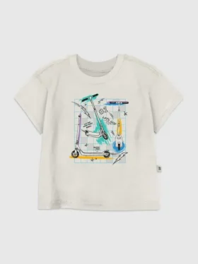 Παιδικό T-shirt με σχέδιο «Scooter Grid»