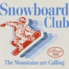 Παιδικό T-shirt με σχέδιο «Snowboard Club»