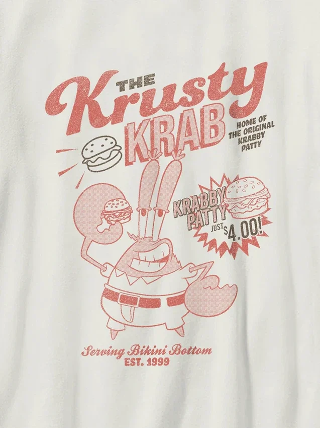 Παιδικό T-shirt με σχέδιο Spongebob Krusty Krab