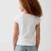 Παιδικό T-shirt με τετράγωνο λαιμό