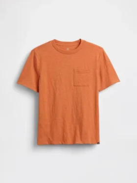 Παιδικό T-shirt με τσέπη από βιολογικό βαμβάκι