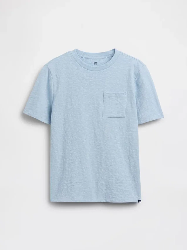 Παιδικό T-shirt με τσέπη από βιολογικό βαμβάκι