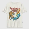 Παιδικό T-shirt με vintage γραφικό Fantastic Four