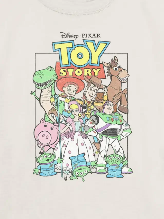 Παιδικό T-shirt με vintage ομαδικό σχέδιο Toy Story