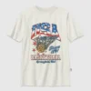 Παιδικό T-shirt με vintage σχέδιο μπάσκετ