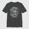 Παιδικό T-shirt με υπερμεγέθη σχέδιο «Παστέλ φορτηγά της General Motors»