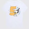 Παιδικό T-shirt Peanuts με σχέδιο για τα 5α γενέθλια, κοντοσορτς