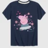 Παιδικό T-shirt Peppa Pig «Ballet Peppa» με κοντά μανίκια σε σορτς