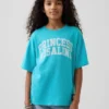 Παιδικό T-shirt Super Mario με χαλαρή γραμμή και γραφικά