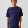 Παιδικό T-shirt Super Mario με χαλαρή γραμμή και γραφικά