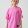 Παιδικό T-shirt Super Mario με χαλαρή γραμμή και γραφικά