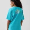 Παιδικό T-shirt Super Mario με χαλαρή γραμμή και γραφικά