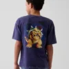 Παιδικό T-shirt Super Mario με χαλαρή γραμμή και γραφικά
