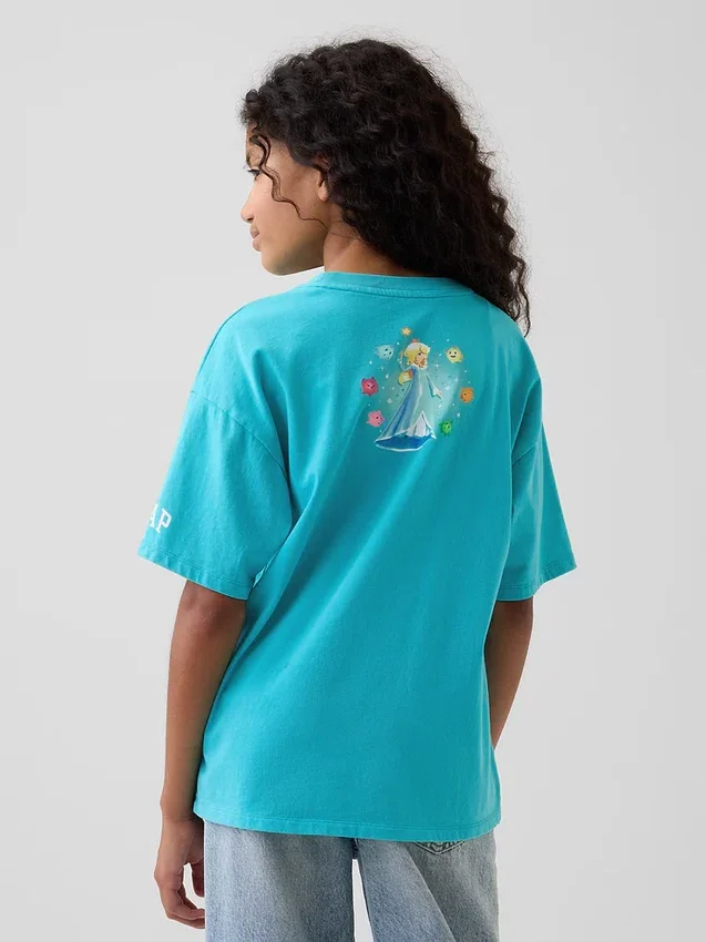Παιδικό T-shirt Super Mario με χαλαρή γραμμή και γραφικά