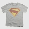 Παιδικό T-shirt Superman 2025 με έγχρωμο γραφικό σε φθαρμένο στυλ