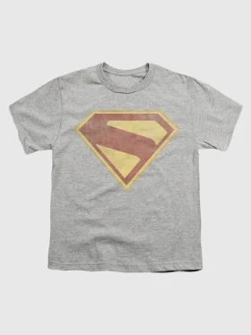 Παιδικό T-shirt Superman 2025 με έγχρωμο γραφικό σε φθαρμένο στυλ