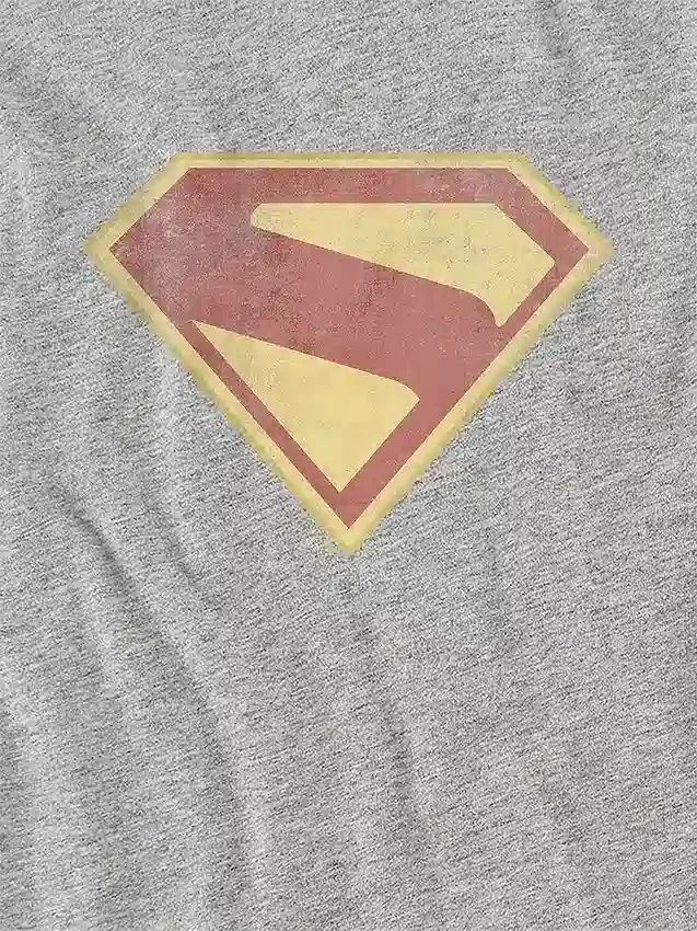 Παιδικό T-shirt Superman 2025 με έγχρωμο γραφικό σε φθαρμένο στυλ