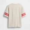 Παιδικό βαρύ oversize T-shirt με υπερμεγέθη γραμμή λογότυπου