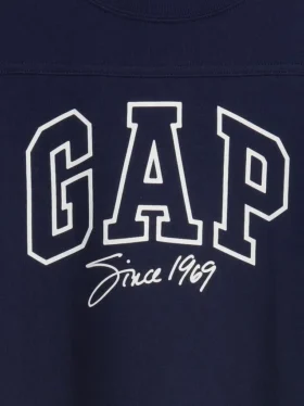 Παιδικό βαρύ oversize T-shirt με υπερμεγέθη γραμμή λογότυπου