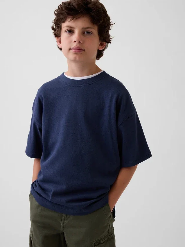 Παιδικό βαρύ oversized T-shirt