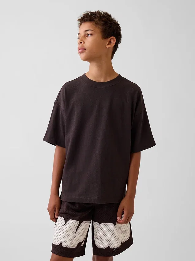 Παιδικό βαρύ oversized T-shirt