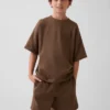 Παιδικό βαρύ oversized T-shirt