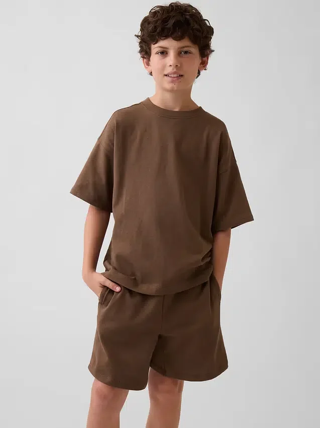 Παιδικό βαρύ oversized T-shirt