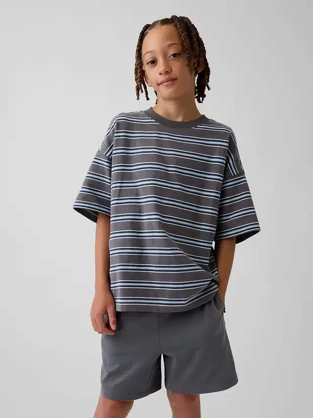 Παιδικό βαρύ oversized T-shirt