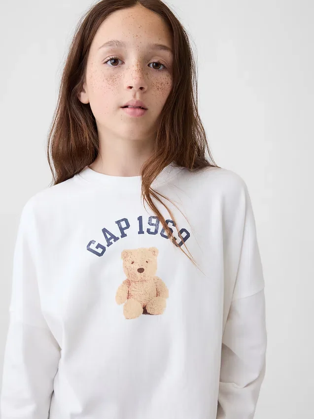 Παιδικό βαρύ oversized T-shirt