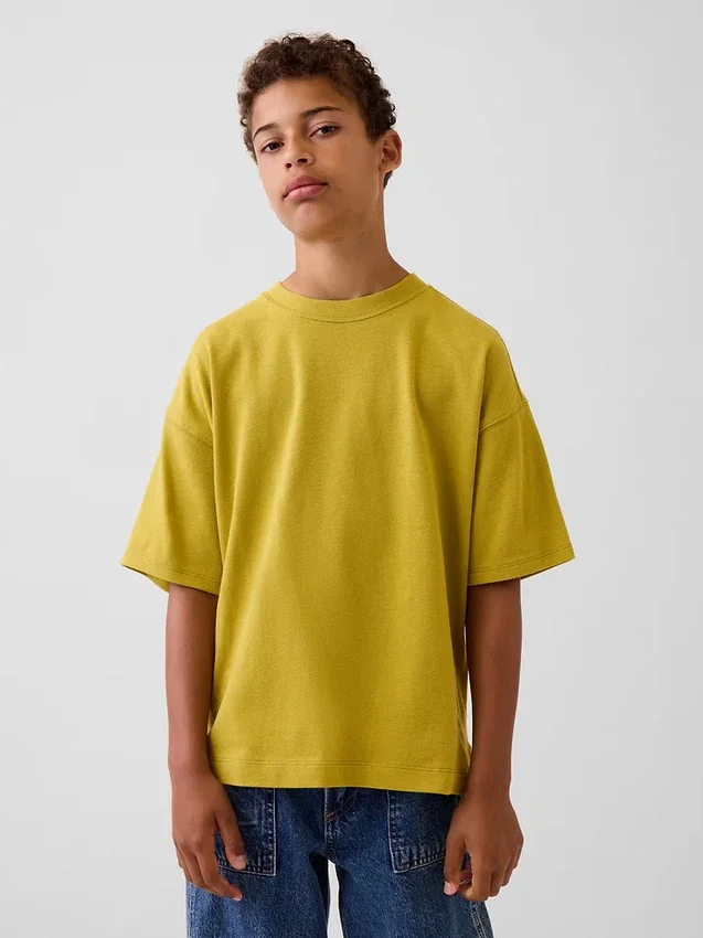 Παιδικό βαρύ oversized T-shirt