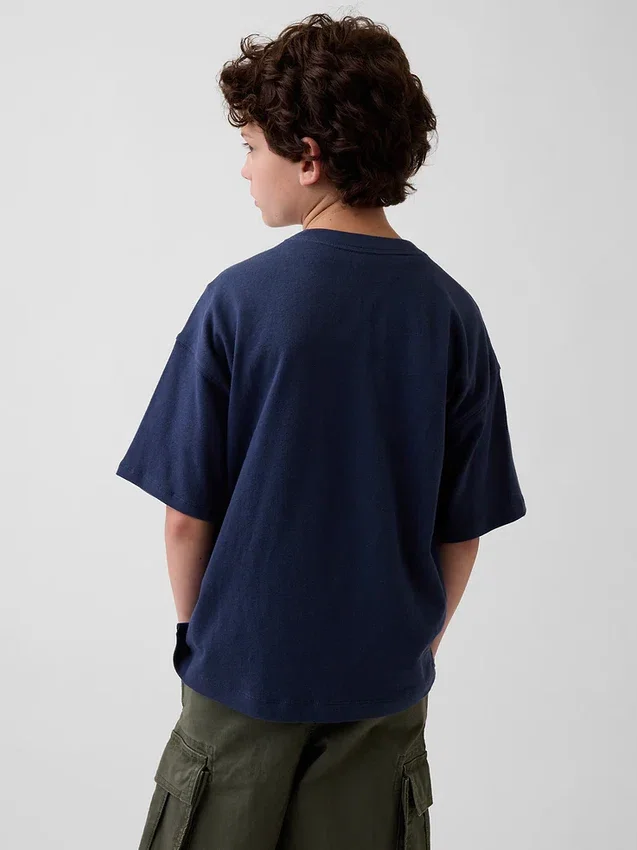 Παιδικό βαρύ oversized T-shirt