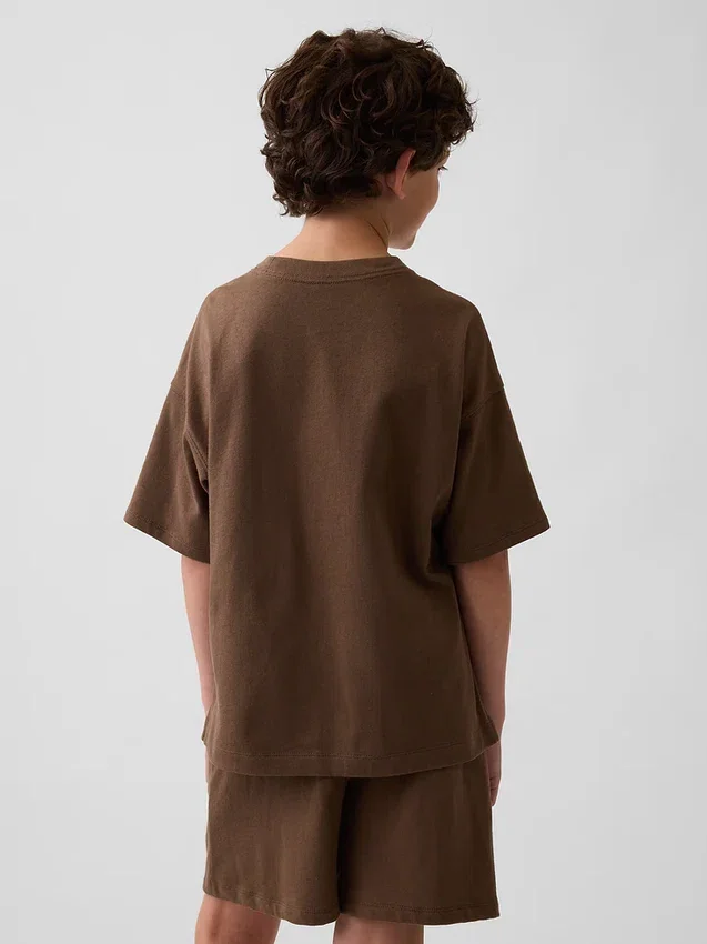 Παιδικό βαρύ oversized T-shirt