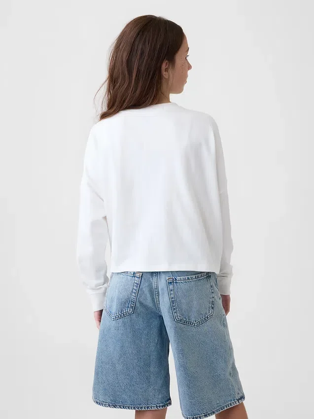 Παιδικό βαρύ oversized T-shirt
