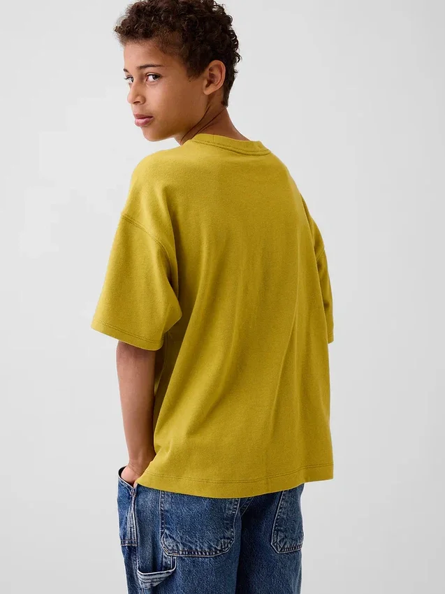 Παιδικό βαρύ oversized T-shirt