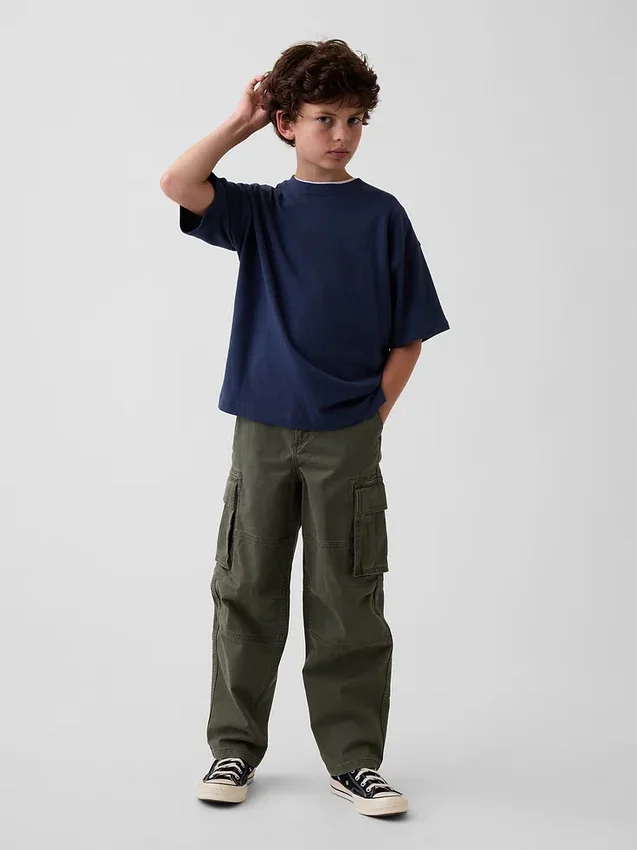 Παιδικό βαρύ oversized T-shirt