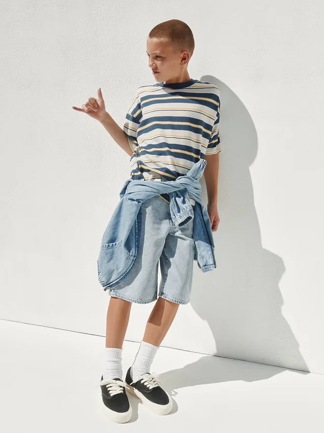 Παιδικό βαρύ oversized T-shirt