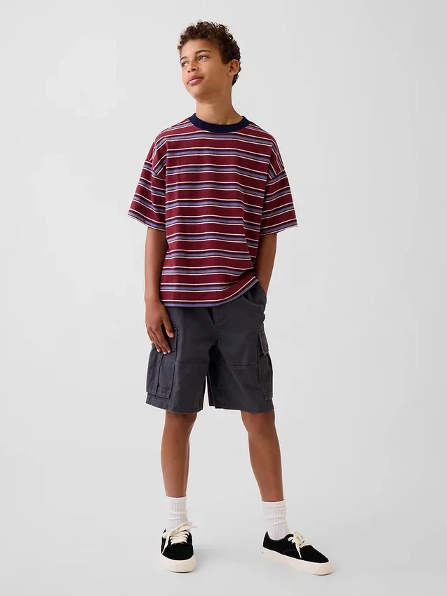 Παιδικό βαρύ oversized T-shirt