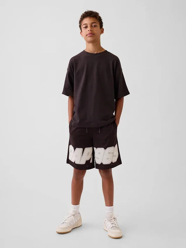Παιδικό βαρύ oversized T-shirt