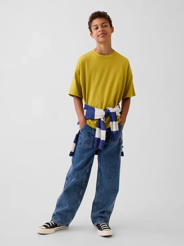 Παιδικό βαρύ oversized T-shirt