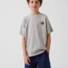 Παιδικό βαρύ T-shirt χαλαρής εφαρμογής με Gap Logo