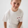 Παιδικό βαρύ T-shirt χαλαρής εφαρμογής με Gap Logo