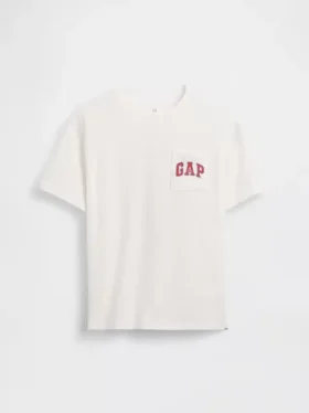 Παιδικό βαρύ T-shirt χαλαρής εφαρμογής με Gap Logo