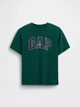 Παιδικό βαρύ T-shirt χαλαρής εφαρμογής με Gap Logo