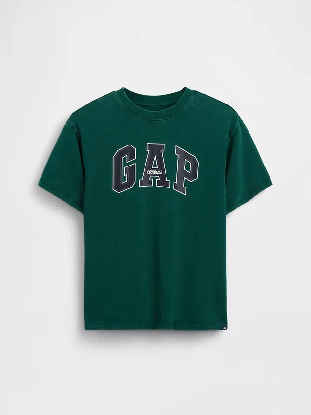 Παιδικό βαρύ T-shirt χαλαρής εφαρμογής με Gap Logo