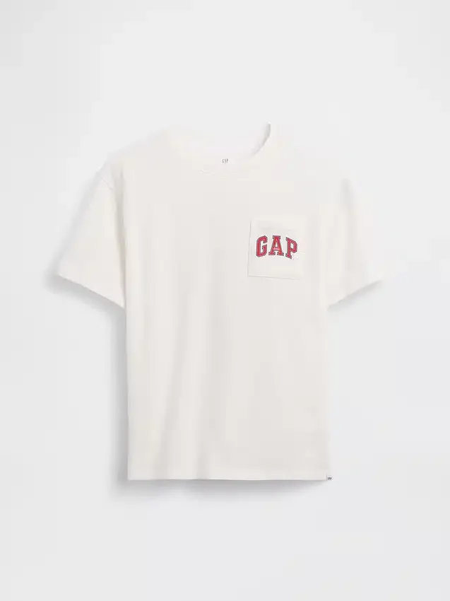 Παιδικό βαρύ T-shirt χαλαρής εφαρμογής με Gap Logo