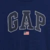 Παιδικό βαρύ T-shirt χαλαρής εφαρμογής με Gap Logo